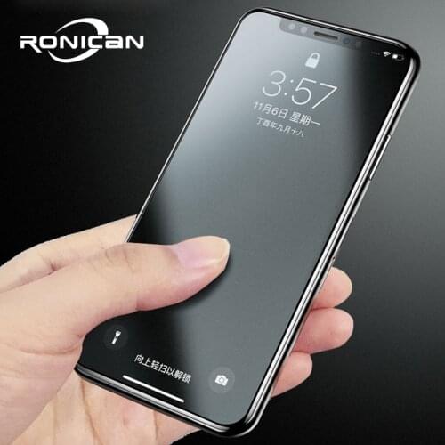 Full Cover Frosted Tempered Glass For iPhone XR X XS 11 12Pro Max Matte Screen Protector Anti Fingerprint Film For iPhone 12mini