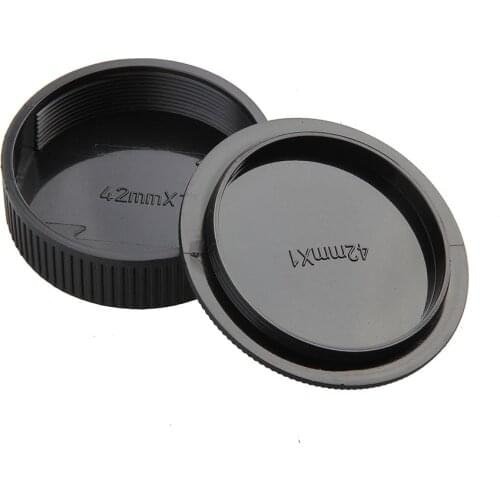 M42 Camera Lens Cap Cover Protective Camera Body Front + Lens Rear Cover 42mm Thread Lens Mount