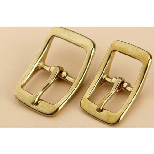 1 x Brass Belt Buckle tri glide single pin Middle Center Bar Belt Buckle for leather craft bag strap horse bridle halter harness