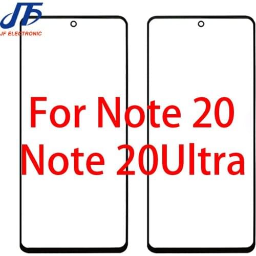 10Pcs/Lot For Samsung Galaxy Note 20 Ultra N985 Touch Screen Front Outer Glass Lens For Galaxy Note 20 N980 LCD Glass With OCA