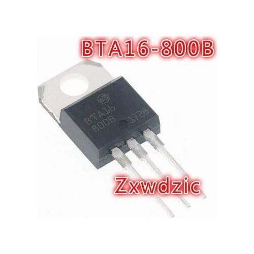 10pcs BTA16-800B TO-220 BTA16-800 TO220 BTA16 800V 16A 16-800B new and original