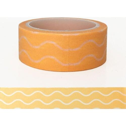 20 Pcs Per Set Soft Wave Pattern Decorative Pattern Pattern DIY Decorative Stickers Diy Washi Tape Wholesale