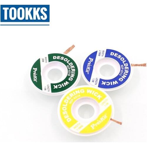 3pcs/lot Solder Wire Desoldering Wick BGA Soldering Accessory For PCB IC Motherboard Reballing