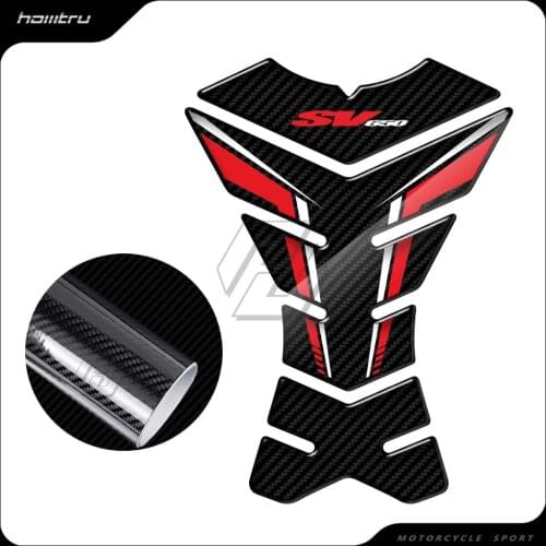 3D Carbon-look Motorcycle Tank Pad Protector Case for Suzuki SV650 SV650S SV650X