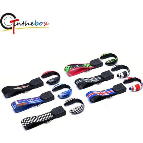 1PC ABS Remote Start Key Cover Key Fob Case Shell with Keychain Ring Belt For 3rd Gen MINI Cooper ONE S JCW F54 F55 F56 F57 F60