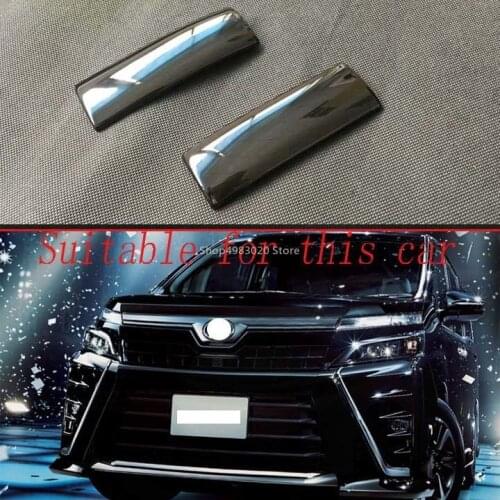 For TOYOTA VOXY R80 2018 2019 ABS Chrome piano black Interior Door Handle Cover Trims Sticker Car Interior Styling