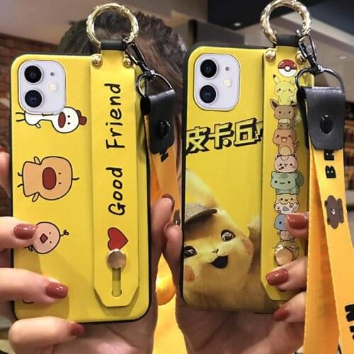 Dirt-resistant Wrist Strap Phone Case For iphone 11 Kickstand Back Cover New Arrival Anti-knock