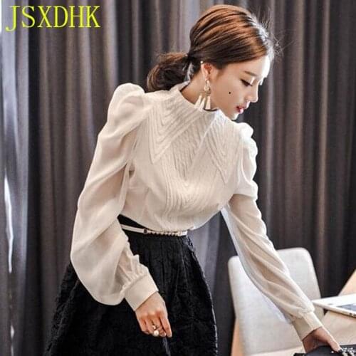 Женские белые рубашки JSXDHK China At AliExpress