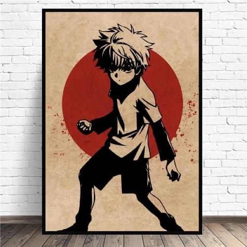 Killua Zoldyck HxH Anime Art Canvas Poster Prints Home Wall Decor Painting