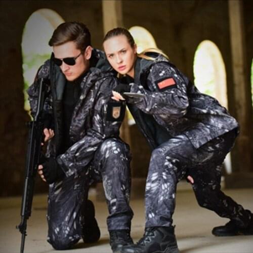 Men Tactical Military Jackets Pants Set Sport Army Fishing Trekking Hiking Hunting SoftShell Outdoor Jackets Outfit Clothes Suit