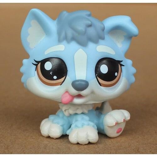 LPS CAT Old Pet Shop Puppy Cute Toys Mini Husky Dog Baby #1683