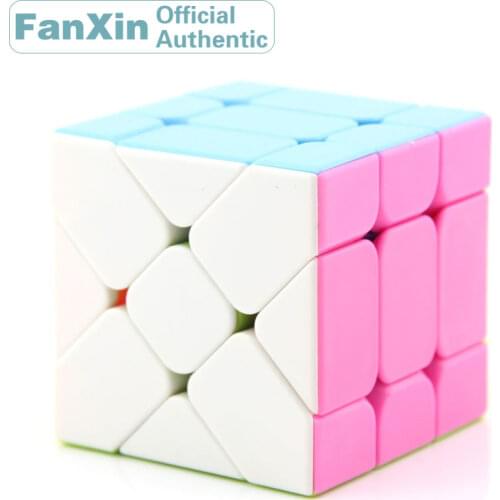 FanXin Moving Flying Edge 3x3x3 Magic Cube 3x3 Professional Speed Puzzle Twisty Brain Teaser Antistress Educational Toys For Kid