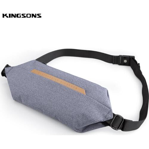 Kingsons 2020 New Small Crossbody Bags Men Single Shoulder Bag College School Boys Running Waist Packs Casual Riding Chest Bag