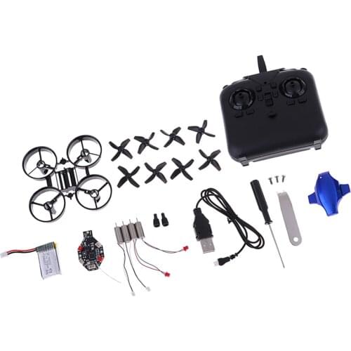 Mini Drone DIY Model Aircraft Assembly Kit UAV Remote Control Quadcopter 2.4G for Beginners Kids Toys