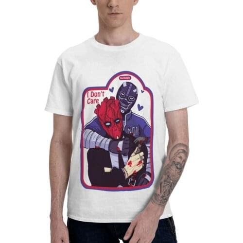 Male Dorohedoro Anime T-Shirt Graphic Manga Noi Shin Kaiman Caiman Tshirt Short Sleeve Cool T Shirt Homme 100% Cotton Tee Gift