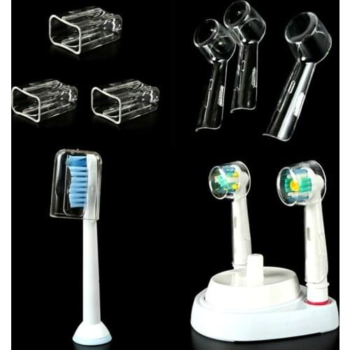3-5 Pcs Electric Toothbrush Heads Protect Cover Head Protective Case Cap for Braun Oral B Tool Keep Dust Out Protect Travel Home