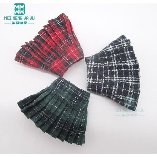 1pcs Blyth Doll Clothes fashion hole jeans, T-shirt, pleated skirt, for Blyth Azone OB23 OB24 1/6 doll accessories