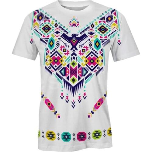 Tessffel Indian Native culture Harajuku Casual Colorful Tracksuit New Fashion Funny 3DfullPrint Unisex T-shirts Mens Womens s-1