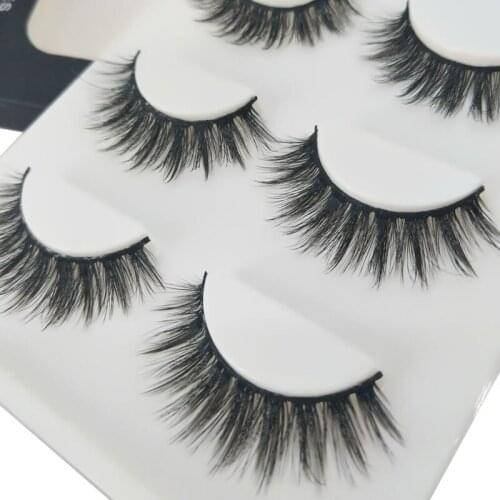 New 6 pairs/2boxs natural false eyelashes fake lashes long makeup 3d mink lashes extension eyelash mink eyelashes for beauty 15
