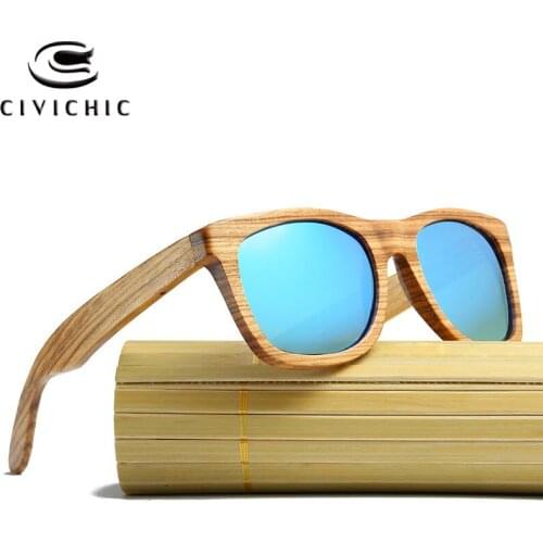 Chic Polarized Sunglasses Men Mirror Coating Driving Glasses Women Bamboo Eyeglass Hipster Oculos Wood Gafas De Sol Hombre KD030