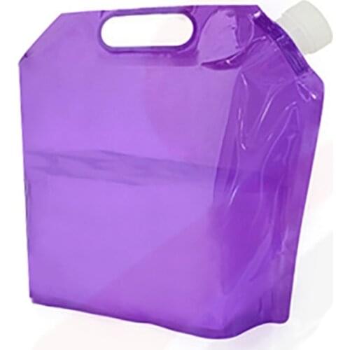 Outdoor Folding Water Bag Light Custom Sports Travel Camping Mountaineering Portable Storage Water Bag 5L