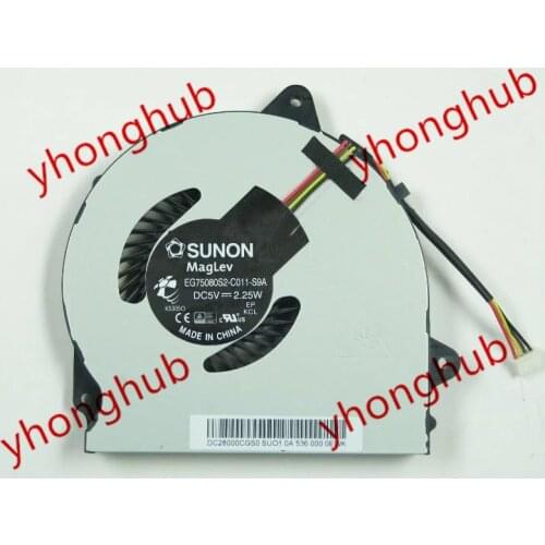 SUNON EG75080S2-C011-S9A DC 5V 2.25W 4-wire Server Laptop Cooling Fan