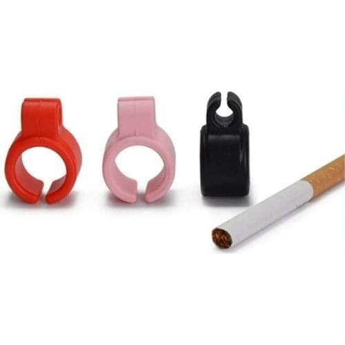 1 PC Silicone Ring Finger Hand Rack Cigarette Holder For Regular Smoking Smoker
