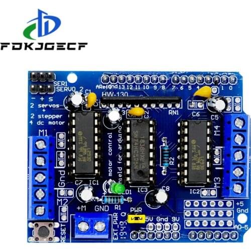 10pcs L293D L293 H-Bridge Motor Shield Stepper Driver Board Control Module Motor Drive Expansion Board