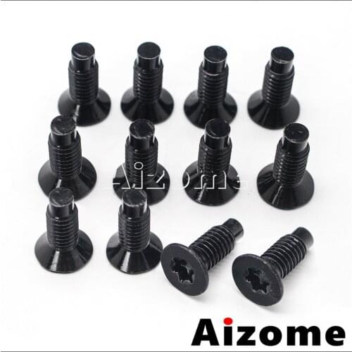 12pc Hood Hinge/Windshield Frame/Door/Tailgate Hinge Stainless Steel Torx Bolt Screws Kit For 1976 - 2006 Jeep Wrangler CJ YJ TJ