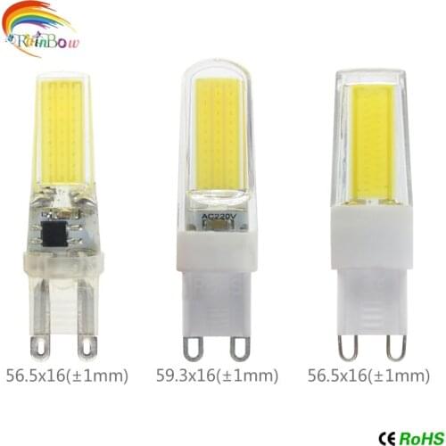 4Pcs/Lot G9 5W 6W 8W 9W LED Lamp Mini LED Bulb AC 220V SMD COB Spotlight Chandelier High Quality Lighting Replace Halogen Lamps