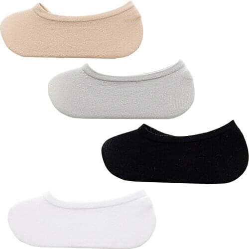 5Pair/lot new socks summer thin womens socks silicone non-slip womens boat socks