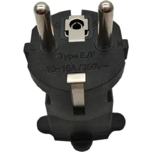 EU Germany French to US Nema 5-15R AC Power Converter Adapter Connector Plug 16A 250V