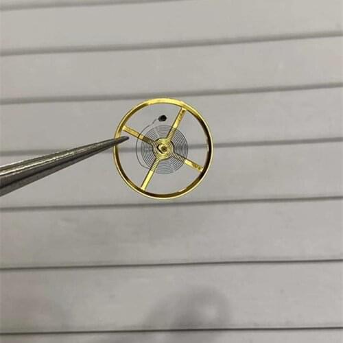 Watch accessories Made in China Shanghai 3135 movement balance wheel blue spring balance wheel with spring