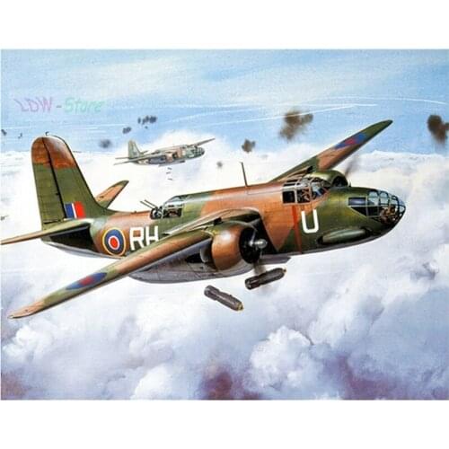 Diamond Painting Full Square round drill Diamond Embroidery Rhinestone Aircraft Picture Mosaic Crafts Home Decoration NEW341