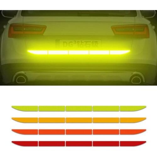 Car Sticker Decal Warning Tape Reflective Stickers FOR skoda octavia rapid fabia kodiaq octavia a7 a5 a2 octavia 3 superb