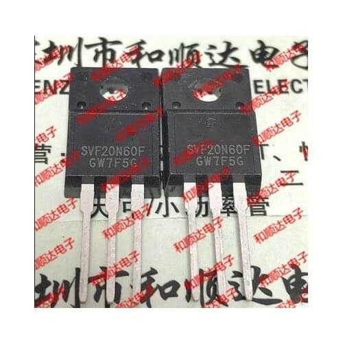 Free shipping 20PCS SVF20N60F SVF20N60 TO-220F 600V 20A
