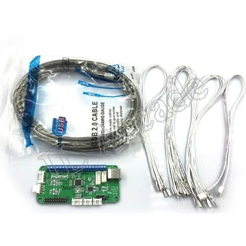 Brook Universal Fighting Board Plus 3in1 PCB Arcade Fighting Stick Kit for PS3/PS4/PC with Headers Support Touchpad/Turbo Key