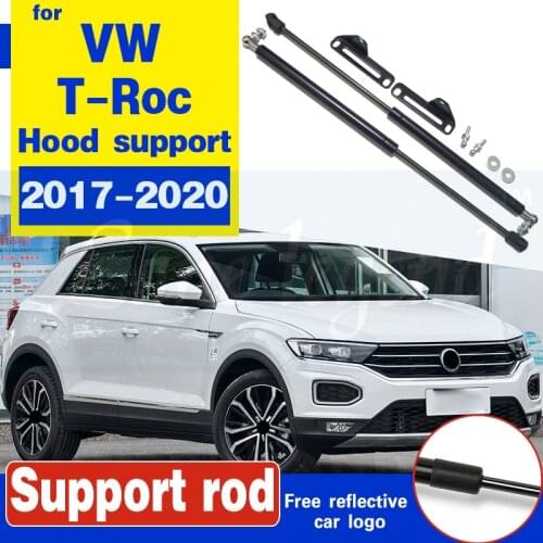 For VW T-Roc Troc 2017 2018 2019 Car Bonnet Hood Lift Gas Spring Shock Bracket Strut Bar Lift Support Rod Car accessories