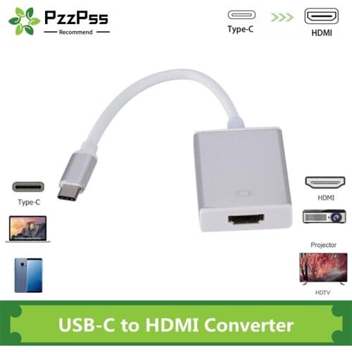 PzzPss USB C TO HDMI-C Adapter Cable Usb 3.1 Thunderbolt 3 To HD Iphone Usb-c To HD Switch Cable Converter for Type C Device