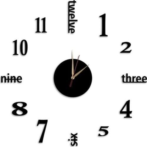 Round English, Turkish Digit Wooden Wall clock Big Wall clock relogio de parede настенные часы horloge murale