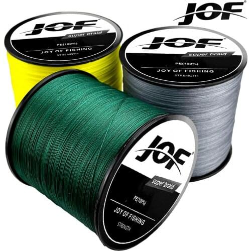 JOF 300M Fishing Line 25-120LB X12 Strands Braided Line Smoother Multifilament PE Fishing Line for Saltwater Fishing