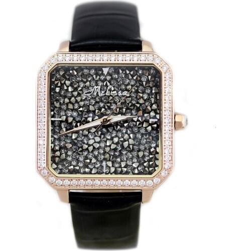 Austria Crystal Fashion Watches Luxury Women Watch Miyota Quartz MELISSA Waterproof wrist Watches Relogio Feminino Sapphire