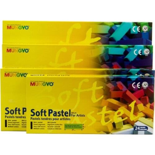 Korea MUNGYO MPS24/36/64 Soft Toner Short Color Chalk Graffiti Color Powder Stick Powder Pen Pastel Pen Art Supplies