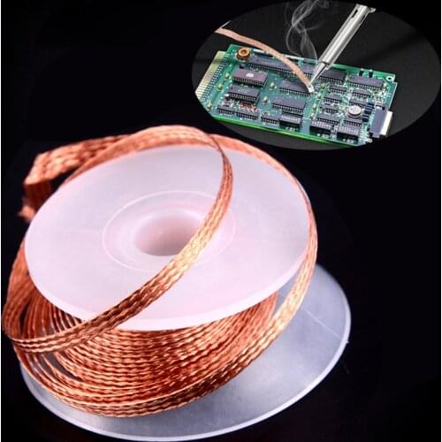 Desoldering Braid Welding Solder 1.5mm 2mm 2.5mm 3mm 3.5mm Width 1.5M Length Remover Wick Wire Lead Cord Flux BGA Repair Tool