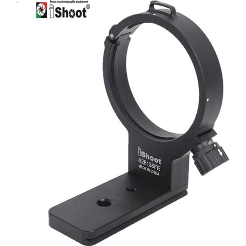 IShoot Lens Support Collar for Sony FE PZ 28-135mm f/4 G OSS Tripod Mount Ring Replacement Base Foot Stand Arca RRS Compatible
