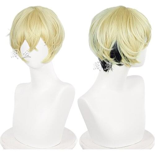 Tokyo Revengers Chifuyu Matsuno Short Wig Cosplay Costume Heat Resistant Synthetic Hair Men Women Carnival Party Wigs