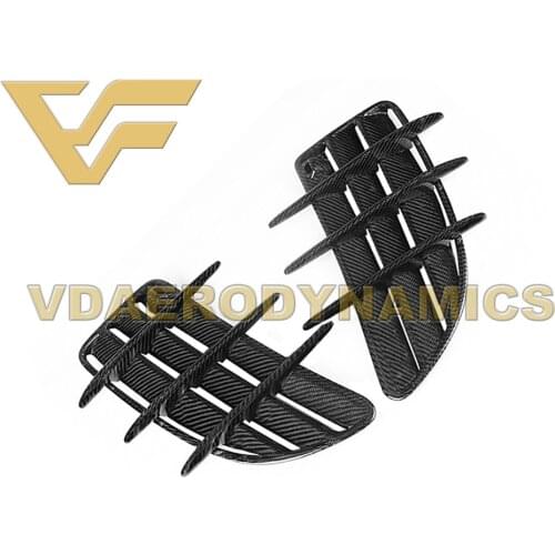 Suitable For 05-10 Benz R171 SLK200 SLK250 SLK300 SLK350 Carbon Fiber Hood Air Vent Cover Trim