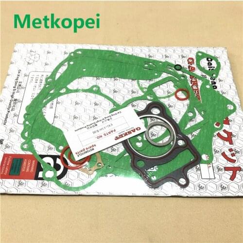 Complete Gasket Set CG150 QJ150 162FM for Motorcycle Honda 150cc CG QJ 150 engine seal spare parts include cylinder gasket AA