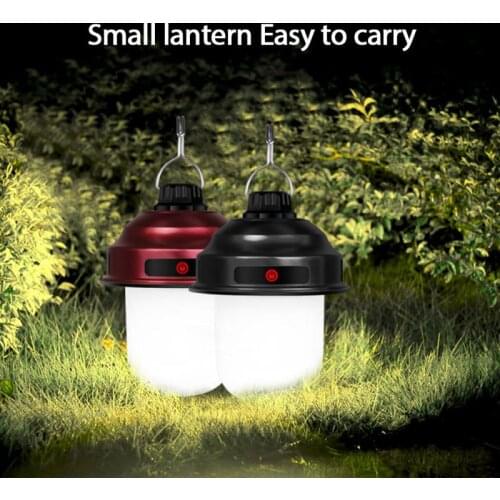 Portable Tent Light Outdoor Camping Lamp Rechargeable Canopy Lights Hand Lamps LED Camping Light Vintage Horse Lamp 8000K