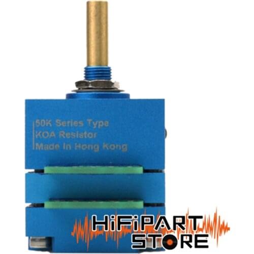 Hong Kong Blue Giant 59 HIFI high precision double volume potentiometer 50K 100K potentiometer resistance step